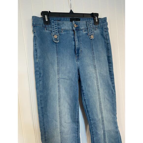 White House Black Market Jeans Womens 6 High Rise Boot cut Everyday Soft - Picture 2 of 8